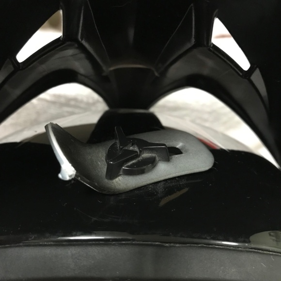 Senhill DOT Sebastian Tatan Mejia Motorcross Helmet Black Red Size Large - Picture 2 of 16